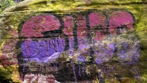 Owens Rock Graffiti